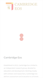 Mobile Screenshot of cambridge-eos.com